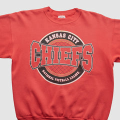 Kansas City Chiefs Hanes 90s Pullover Sweatshirt - Red Pullover