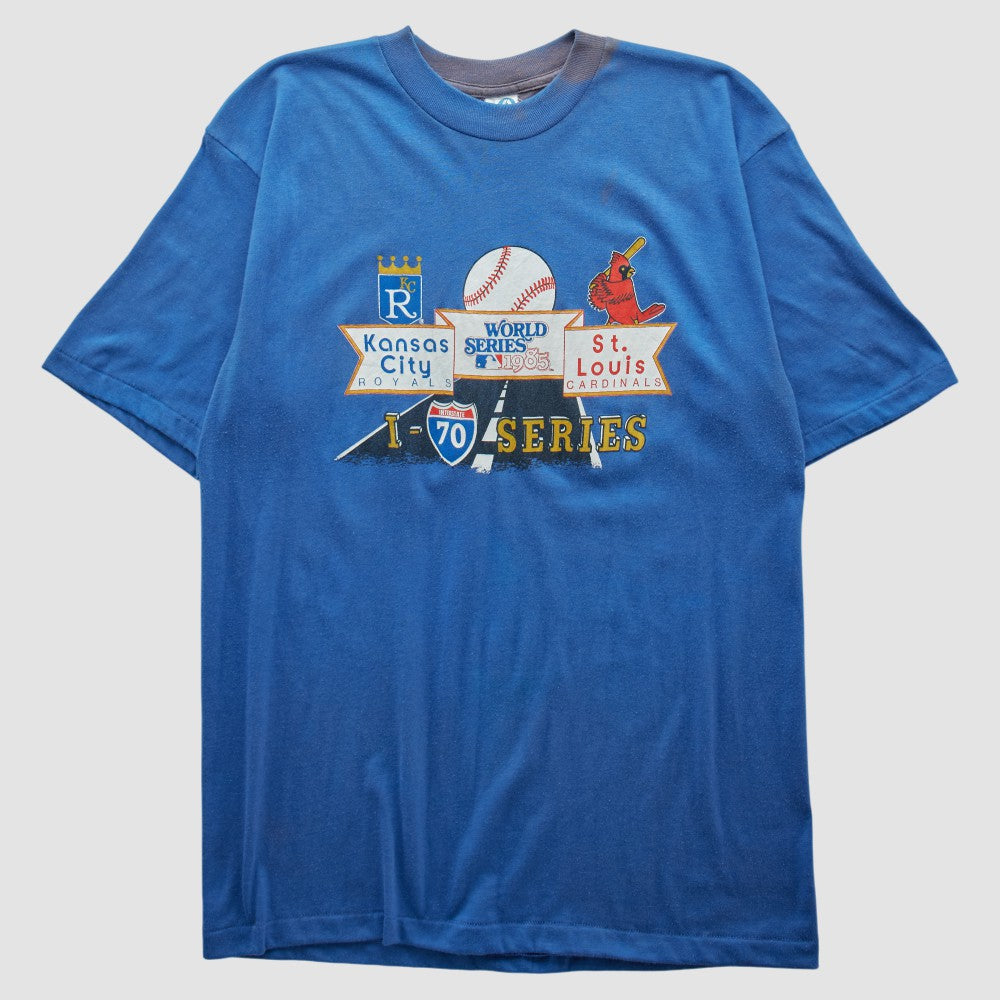 World Series Artex 1985 T-shirt - Blue - Vintage T-shirts