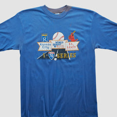 World Series Artex 1985 T-shirt - Blue - Vintage T-shirts