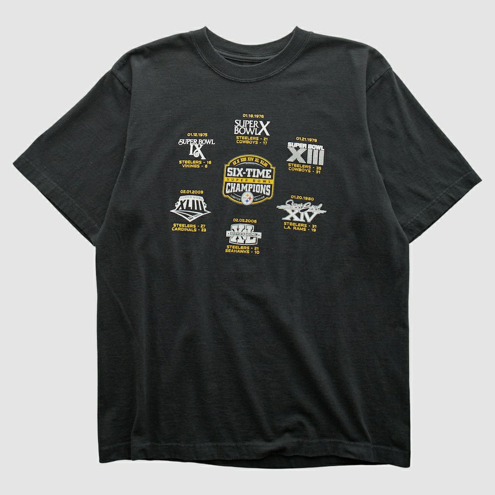 Pittsburgh Steelers Reebok 2009 T-shirt - Black T-shirts