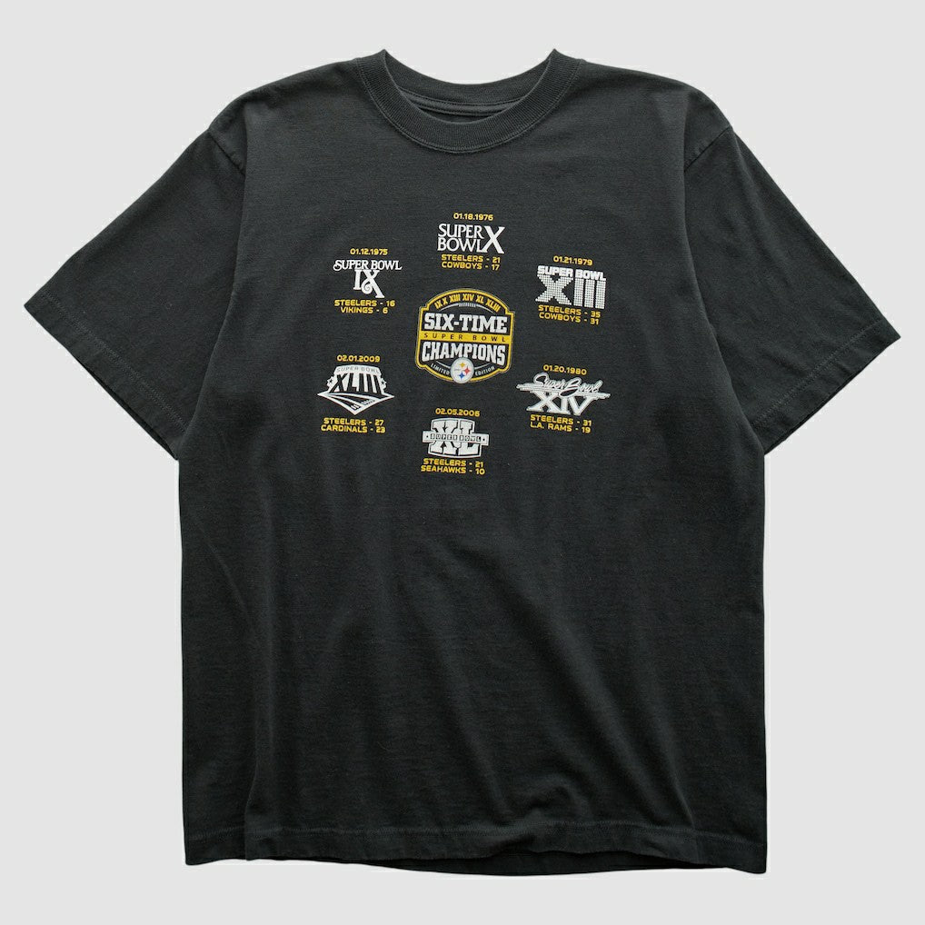Pittsburgh Steelers Reebok 2009 T-shirt - Black T-shirts