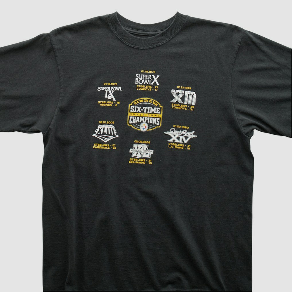 Pittsburgh Steelers Reebok 2009 T-shirt - Black T-shirts