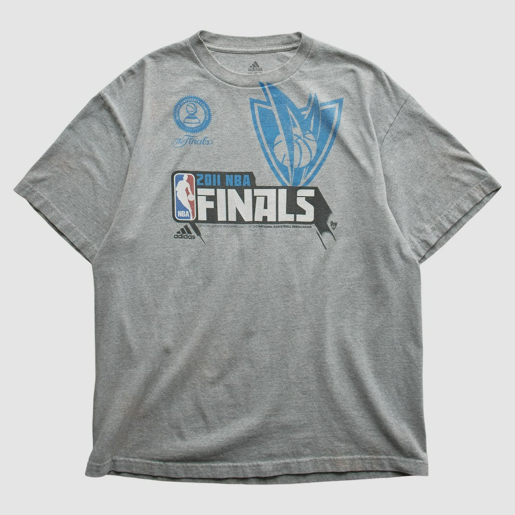 Dallas Mavericks 2011 T-shirt Heather Gray Vintage - Adidas