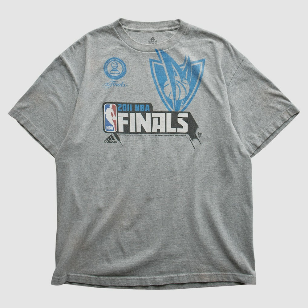 Dallas Mavericks 2011 T-shirt Heather Gray Vintage - Adidas