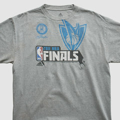 Dallas Mavericks 2011 T-shirt Heather Gray Vintage - Adidas