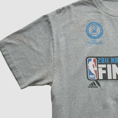 Dallas Mavericks 2011 T-shirt Heather Gray Vintage - Adidas