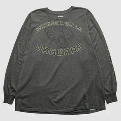 Jacksonville Jaguars NFL 2000s Long Sleeve T-shirt - Dark Heather Gray T-shirts