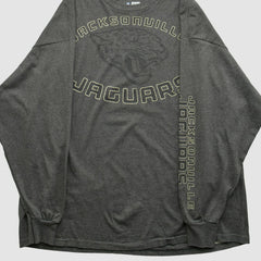 Jacksonville Jaguars NFL 2000s Long Sleeve T-shirt - Dark Heather Gray T-shirts