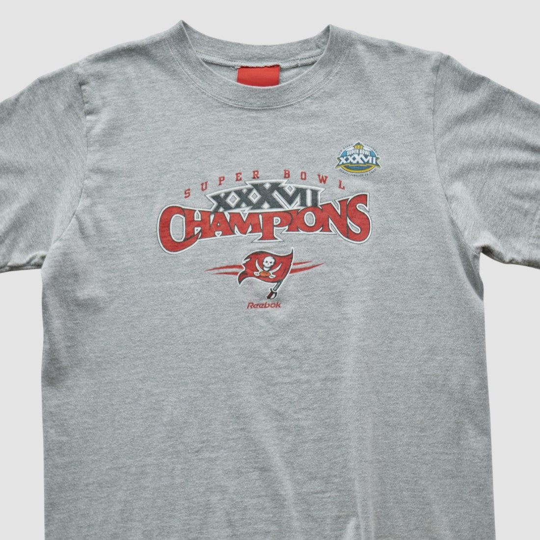 Tampa Bay Buccaneers Reebok 2003 T-shirt - Heather Gray T-shirts