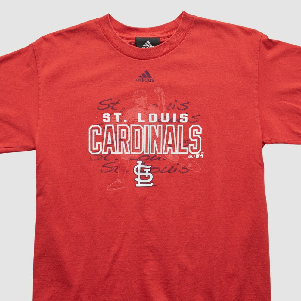 St. Louis Cardinals Adidas 2010s T-shirt - Red - XVintage T-shirts