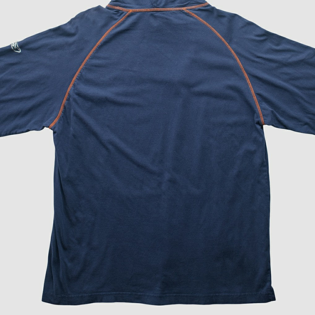 Chicago Bears Reebok 2000s Hooded Pullover Sweatshirt - Navy Pullover