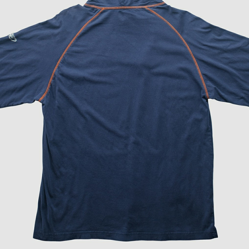 Chicago Bears Reebok 2000s Hooded Pullover Sweatshirt - Navy Pullover