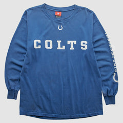Indianapolis Colts NFL 2000s Long Sleeve T-shirt - Blue T-shirts