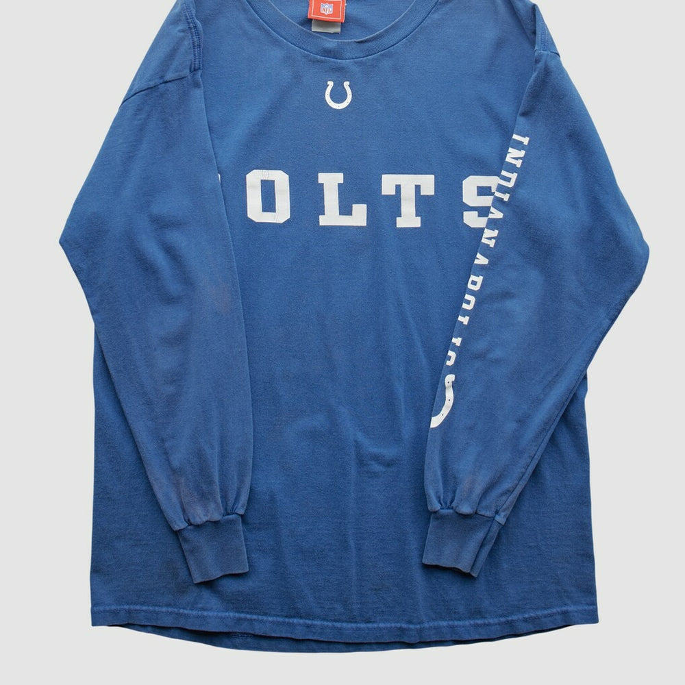 Indianapolis Colts NFL 2000s Long Sleeve T-shirt - Blue T-shirts