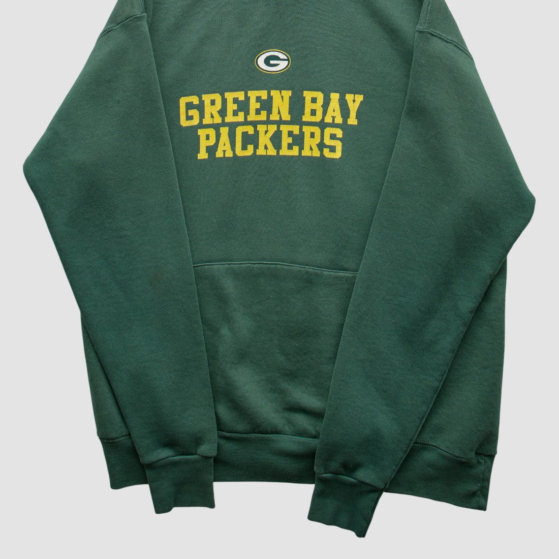 Green Bay Packers NFL 2000s Hooded Pullover Sweatshirt - Green Pullover