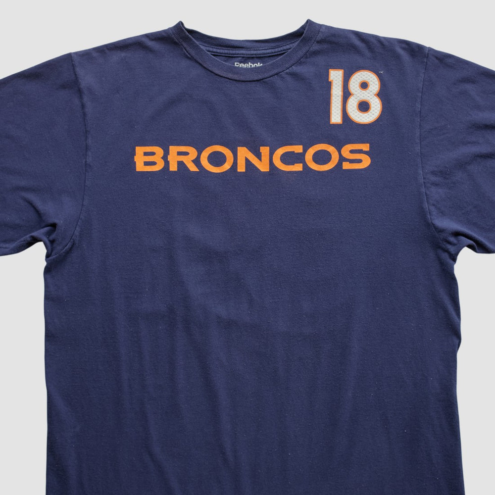 Denver Broncos Reebok 2000s T-shirt - Navy T-shirts