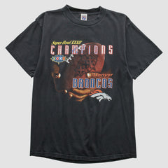 Denver Broncos Logo Athletic 1998 T-shirt - Black T-shirts