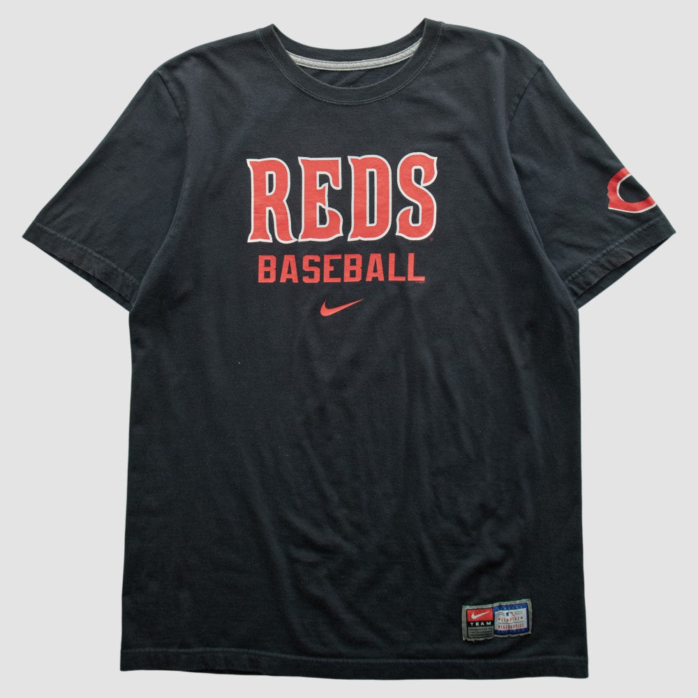 Cincinnati Reds Nike 2010s T-shirt - Black - Vintage T-shirts