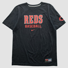 Cincinnati Reds Nike 2010s T-shirt - Black - Vintage T-shirts