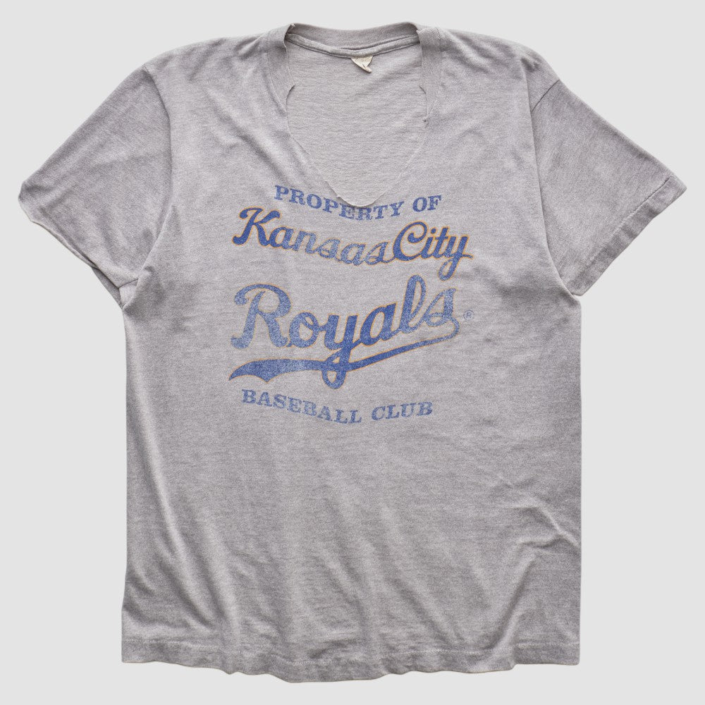 Kansas City Royals 80s T-shirt - Heather Gray - Vintage T-shirts