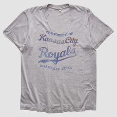 Kansas City Royals 80s T-shirt - Heather Gray - Vintage T-shirts