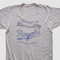 Kansas City Royals 80s T-shirt - Heather Gray - Vintage T-shirts