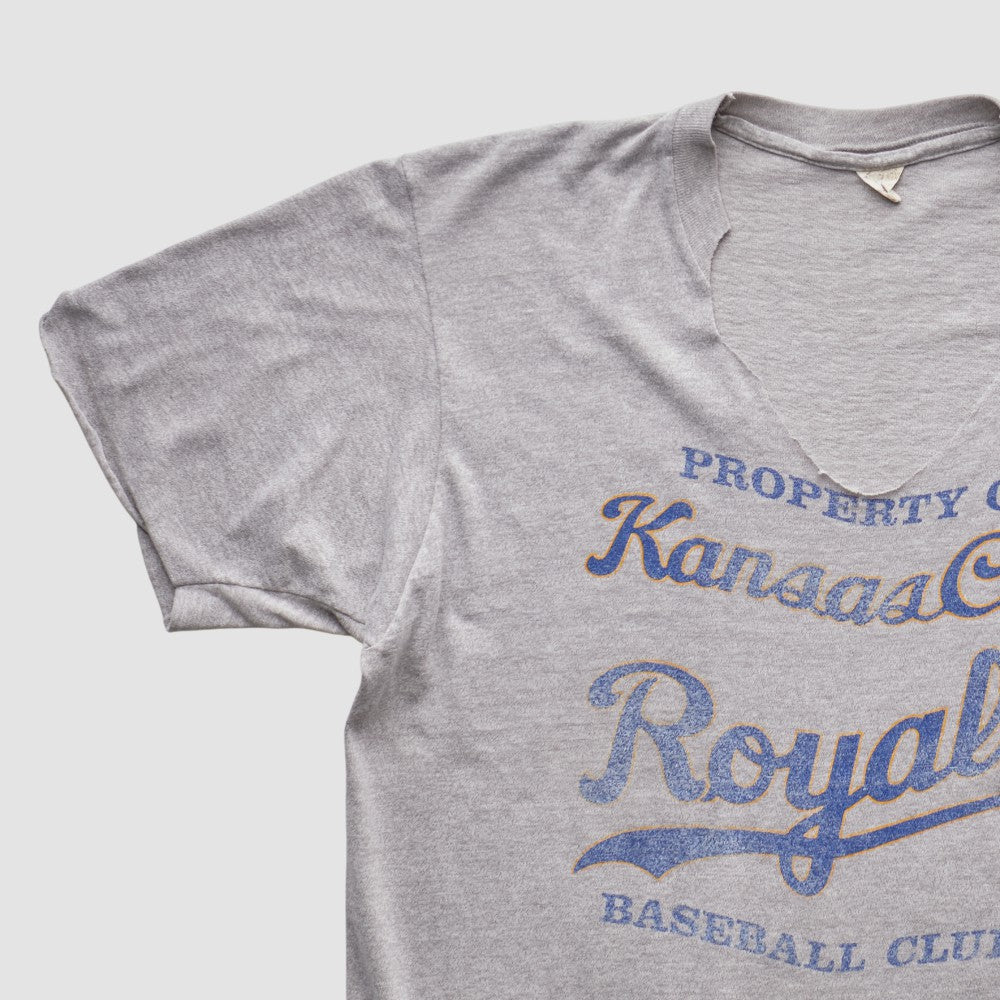 Kansas City Royals 80s T-shirt - Heather Gray - Vintage T-shirts