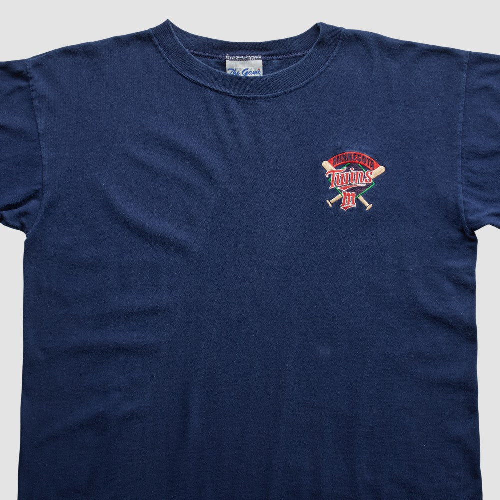 Minnesota Twins The Game 90s T-shirt - Navy - XVintage T-shirts