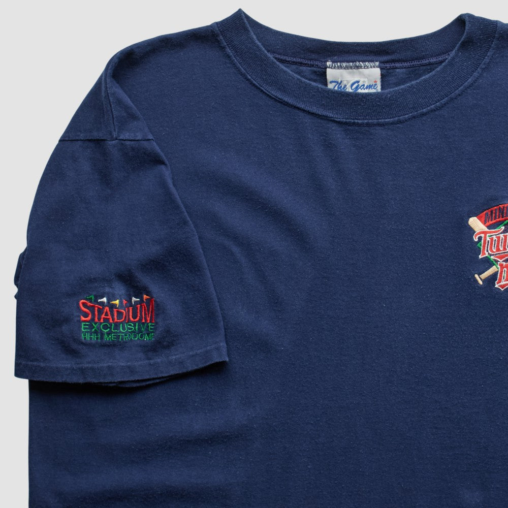 Minnesota Twins The Game 90s T-shirt - Navy - XVintage T-shirts
