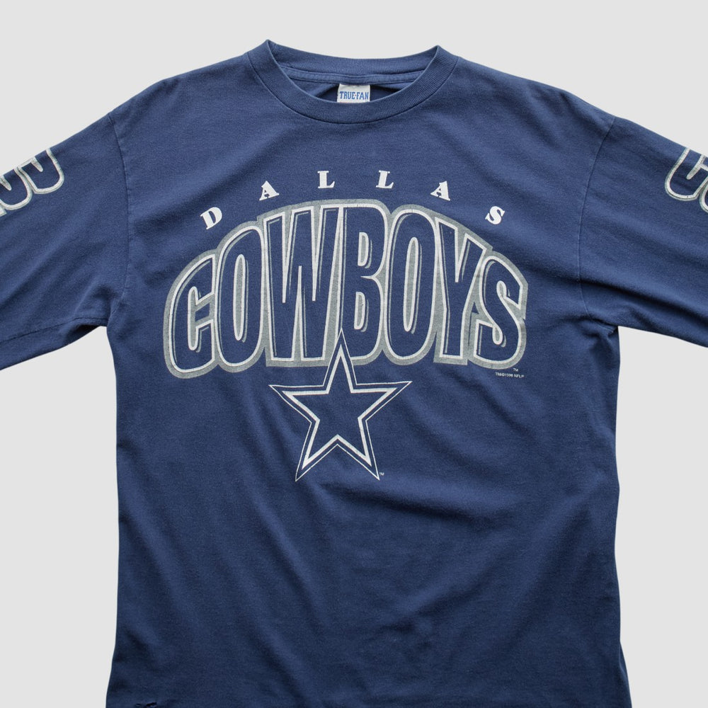 Dallas Cowboys True Fan 90s Long Sleeve T-shirt - Navy T-shirts