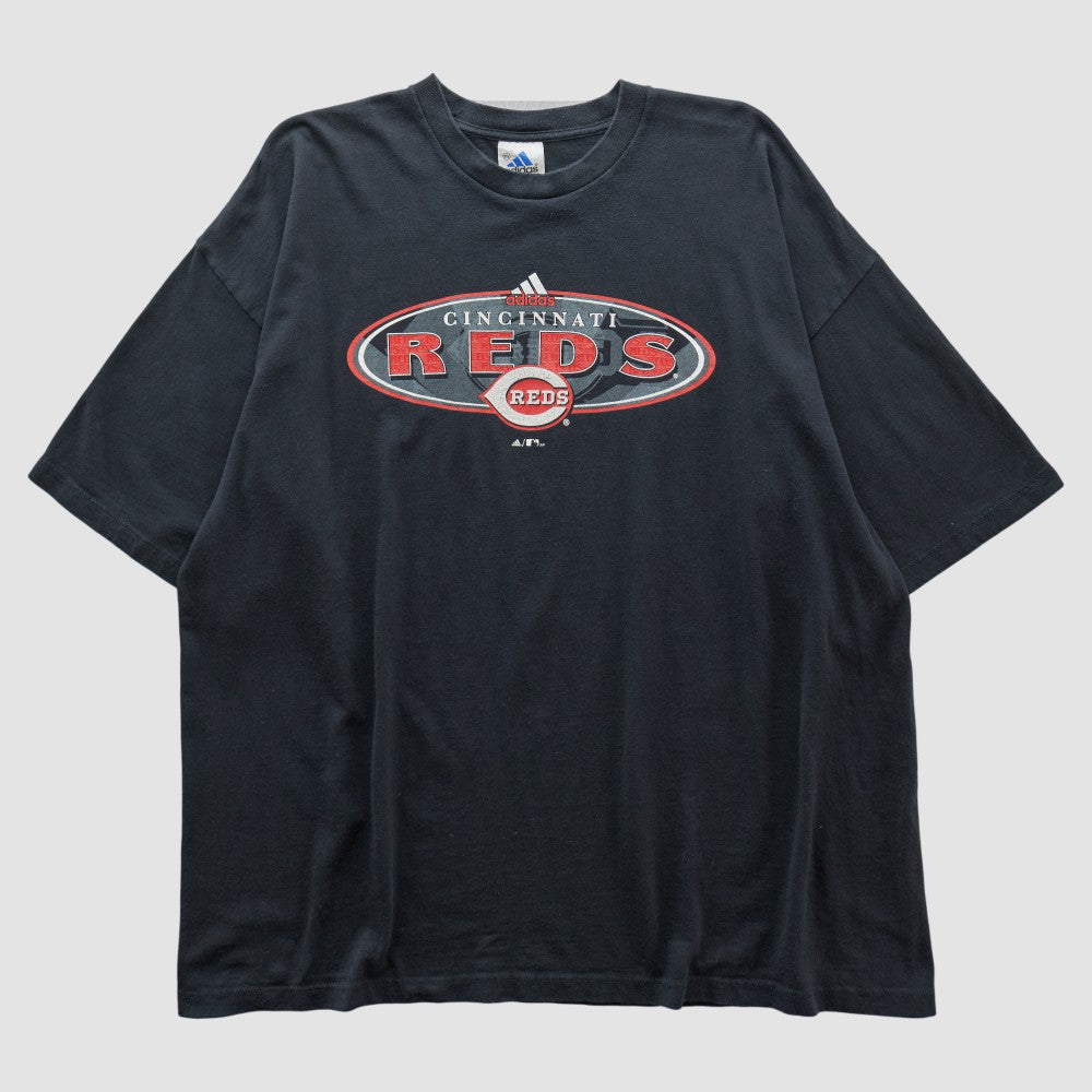 Cincinnati Reds Adidas 2000s T-shirt - Black - 3XVintage T-shirts