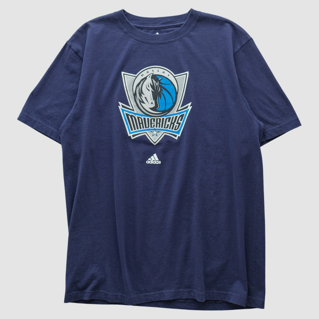 Dallas Mavericks 2000s T-shirt Navy Vintage - Adidas