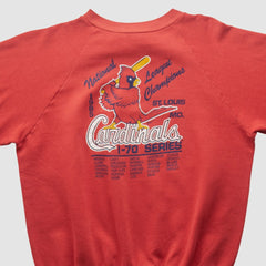 St. Louis Cardinals Healthknit 1985 Pullover Sweatshirt - Red - Vintage Pullover