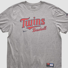 Minnesota Twins Nike 2010s T-shirt - Heather Gray - XVintage T-shirts