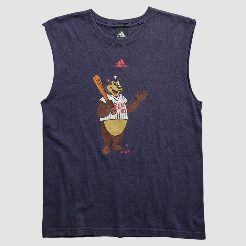 Minnesota Twins Adidas 2010s Tank - Navy - XVintage Tanks