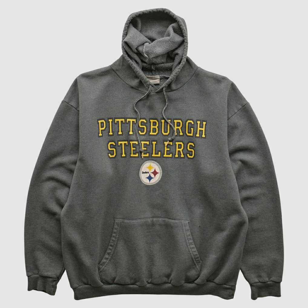 Pittsburgh Steelers NFL 2000s Hooded Sweatshirt - Black Sweatshirts