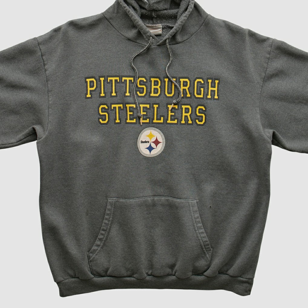 Pittsburgh Steelers NFL 2000s Hooded Sweatshirt - Black Sweatshirts