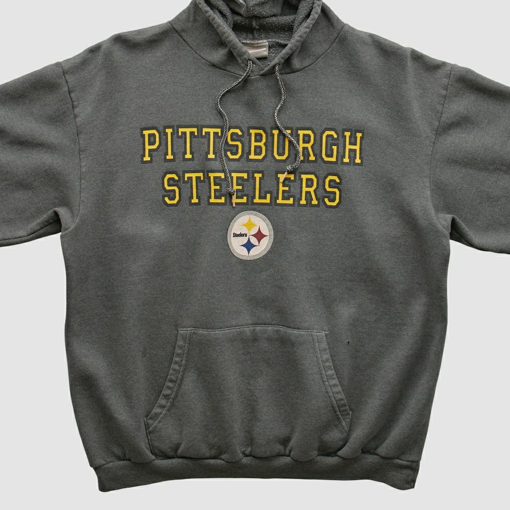 Pittsburgh Steelers NFL 2000s Hooded Sweatshirt - Black Sweatshirts