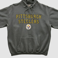 Pittsburgh Steelers NFL 2000s Hooded Sweatshirt - Black Sweatshirts