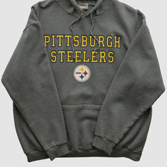 Pittsburgh Steelers NFL 2000s Hooded Sweatshirt - Black Sweatshirts