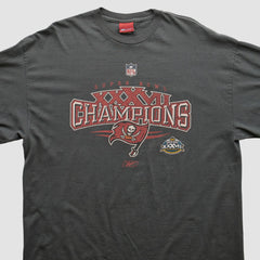 Tampa Bay Buccaneers Reebok 2003 T-shirt - Charcoal T-shirts