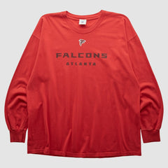 Atlanta Falcons NFL 2000s Long Sleeve T-shirt - Red T-shirts