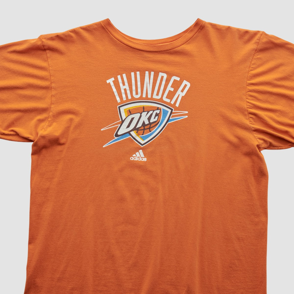 Oklahoma City Thunder Go-to Tee 2010s T-shirt Orange Vintage - Vintage
