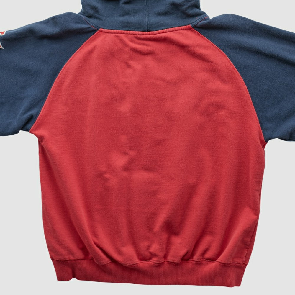 St. Louis Cardinals Stitches 2000s Hooded Pullover Sweatshirt - Red - Vintage Pullover