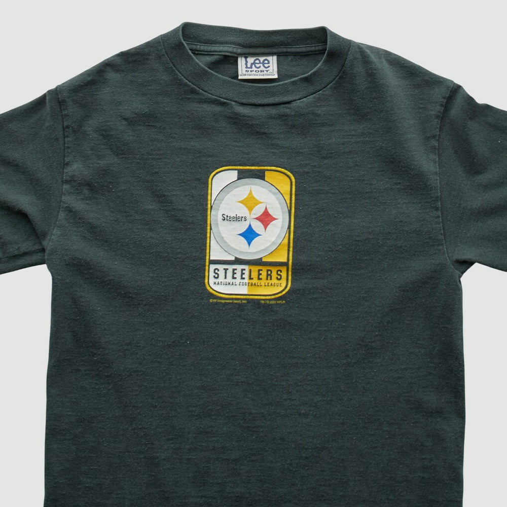 Pittsburgh Steelers Lee Apparel 2001 Long Sleeve T-shirt - Charcoal T-shirts