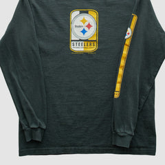 Pittsburgh Steelers Lee Apparel 2001 Long Sleeve T-shirt - Charcoal T-shirts