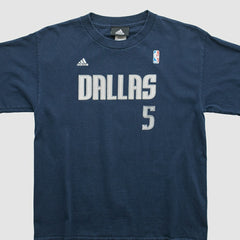 Dallas Mavericks 2010s T-shirt Navy Vintage - Adidas