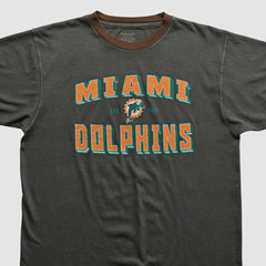 Miami Dolphins Reebok 2000s T-shirt - Charcoal T-shirts