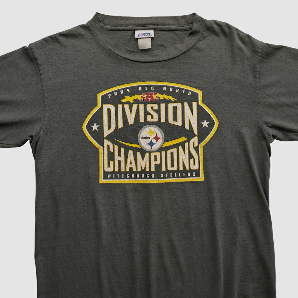 Pittsburgh Steelers CSA 2004 Long Sleeve T-shirt - Charcoal T-shirts