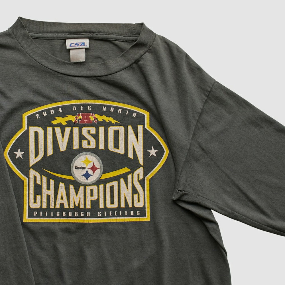 Pittsburgh Steelers CSA 2004 Long Sleeve T-shirt - Charcoal T-shirts